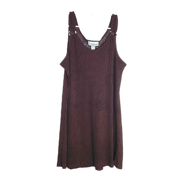 Portocruz Dresses & Skirts - < Vintage Y2K Portocruz Brown Knit Mini Dress >